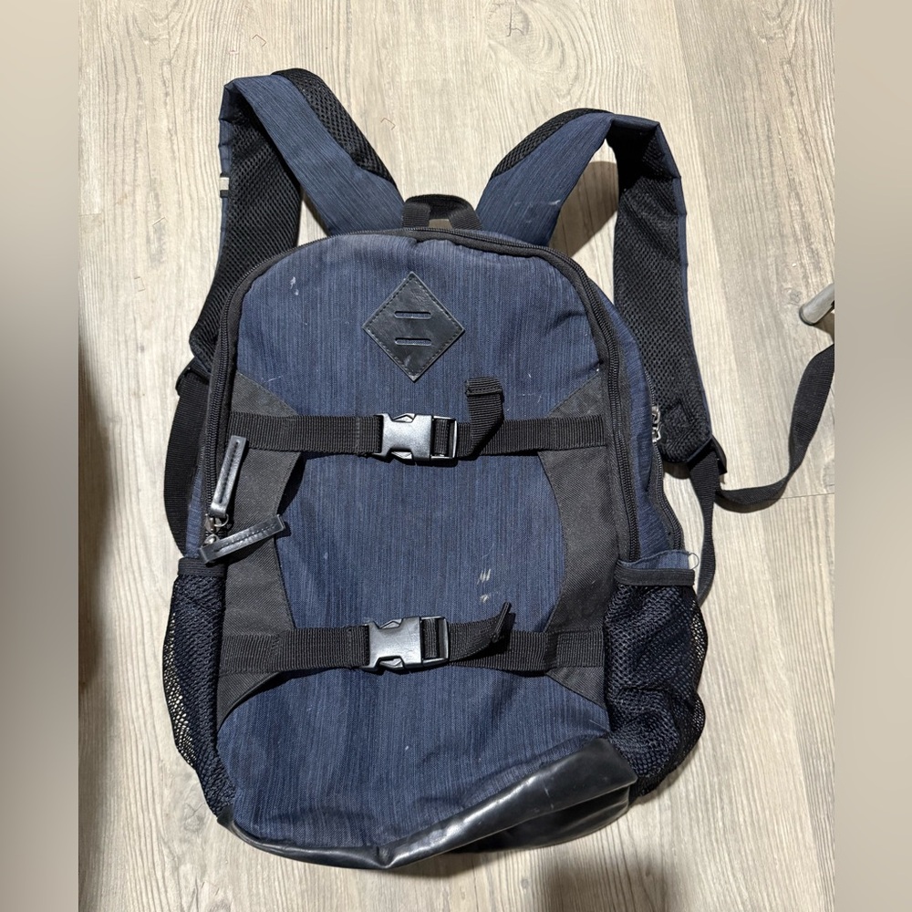 Merona Blue & Black Backpack